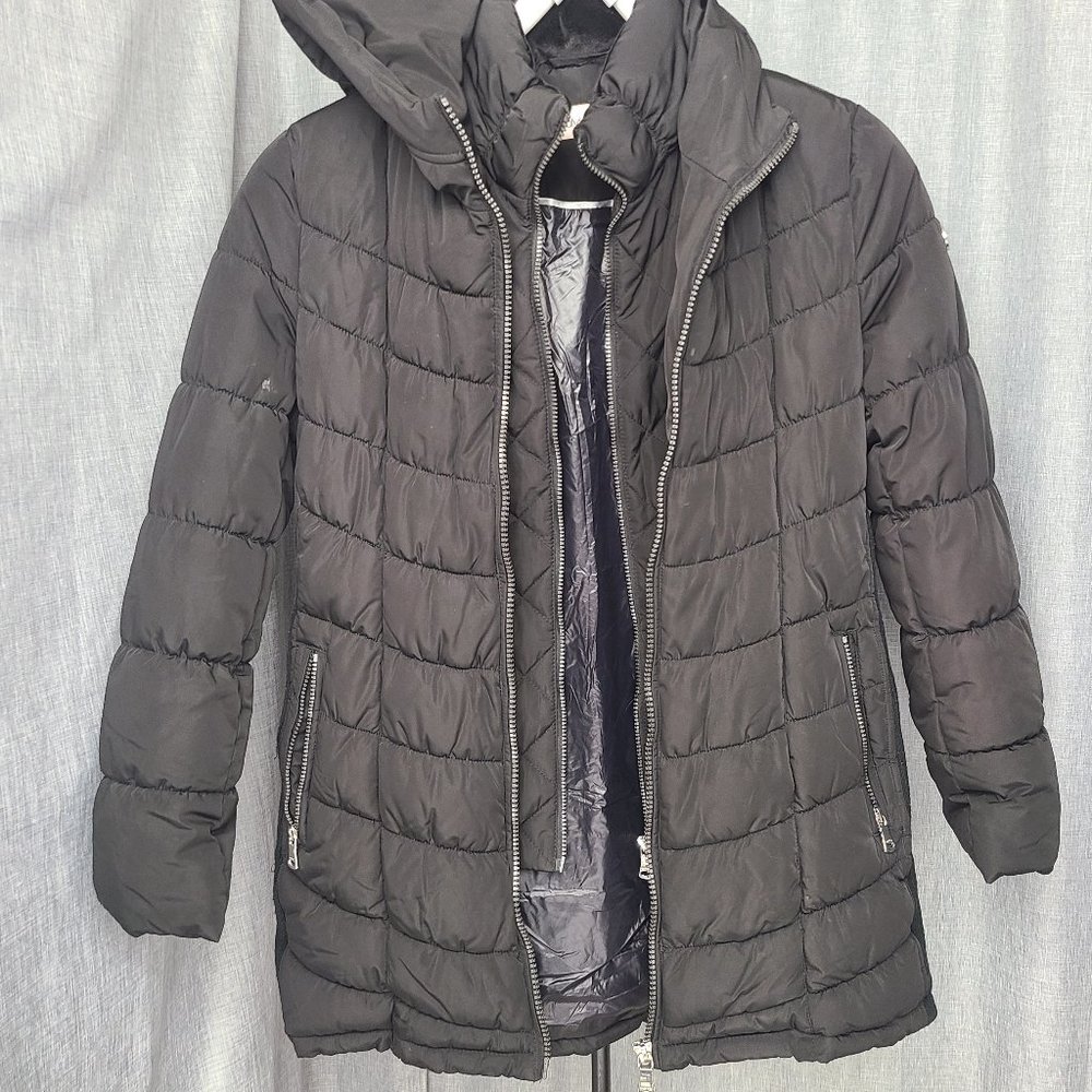 Calvin Klein Winter Puffer Jacket Women's Large Black